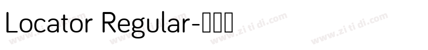Locator Regular字体转换